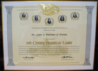 Illustration for article titled Lou Pearlman 20th Century Republican Leader Certificate